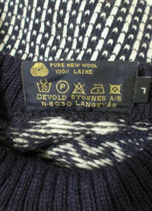 Свитер толстая шерсть очень теплый 'devold 1853' 50-54р