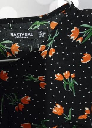 Блуза короткая с длинным рукавом, отд nasty gal, р.s3 фото