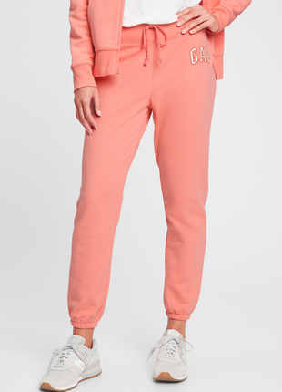 Флисовые джоггеры с логотипом gap