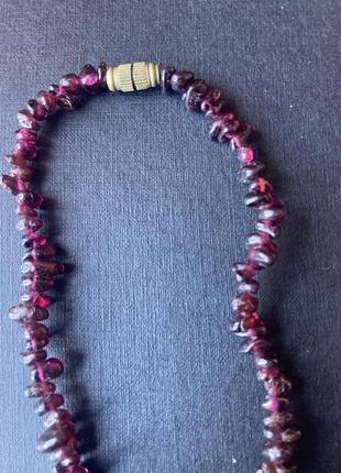 Гранатові буси. намисто