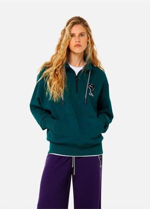 Стильный свитшот унисекс puma x ami half-zip. новый с этикетками оригинал
