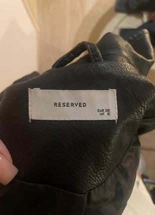 Кожаная куртка reserved3 фото