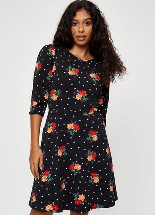 Новое брендовое платье "dorothy perkins" с цветочным принтом. размер uk8/eur36.