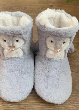 Домашняя обувь, сапожки la nuit home пингвин