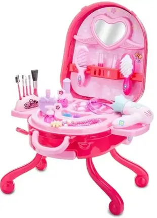 Дитячий ігровий косметичний набір з різними аксесуарами у валізці fashion girl 2в1 31