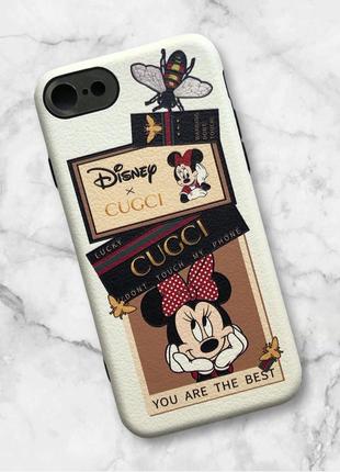 Чохол силіконовий для iphone на айфон (айфона) 7/8/se film mouse микки маус disney&gucci