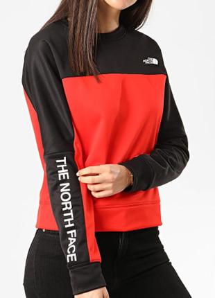 Вкорочений світшот the north face оригінал / топ на флісі tnf / спортивна кофта