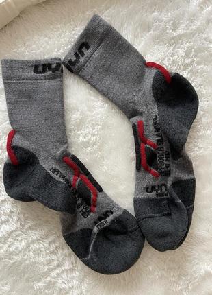 Треккинговые носки uyn approrch silk wool mid