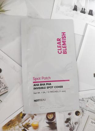 Патчі від прищів clear blemish spot patch nextbeau