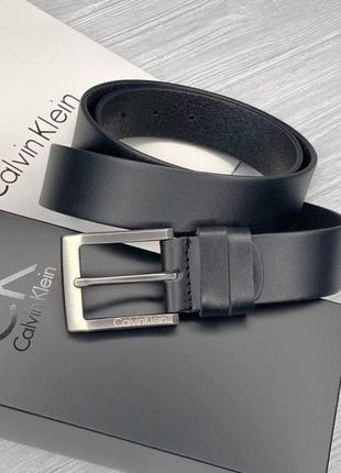 Мужской кожаный ремень calvin klein 💯