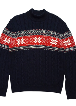 Свитер mcneal крупной вязки с узорами organic cotton