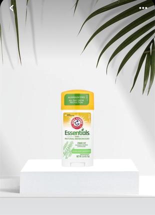 Дезодорант без алюмінію arm & hammer, essentials, розмарин і лаванда, 71гр