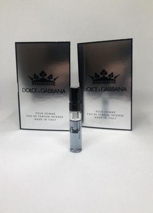 Оригинальный пробник парфюмированная вода dolce&gabbana k eau de parfum intense