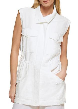 Удлиненный жилет dkny