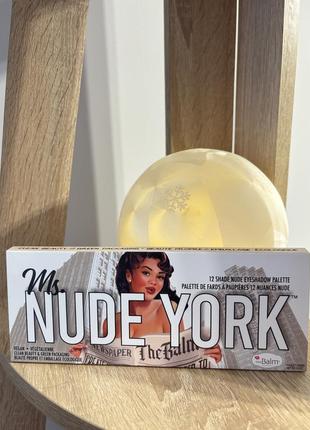 Палетка теней thebalm ms. nude york palette