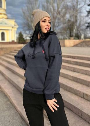 Теплый костюм с принтом "harmony" (туречевинка)
арт: 7952