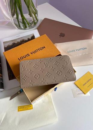 Louis vuitton zippy vertical wallet beige canvas