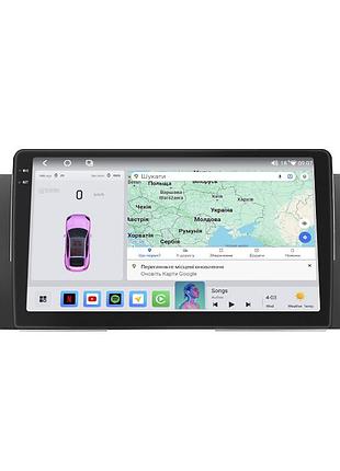 Штатна магнітола 9" lesko для bmw 5 серії iv (e39) рестайлінг 2000-2004 4/64 qled carplay gps 360 prime 2 шт.