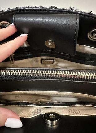 Твидовая сумка guess оригинал4 фото