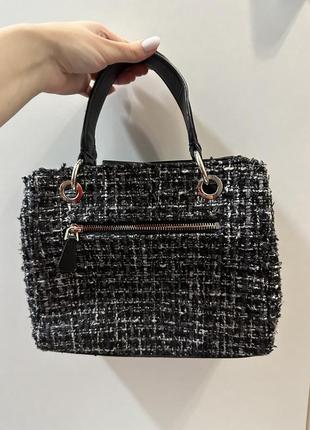 Твидовая сумка guess оригинал2 фото