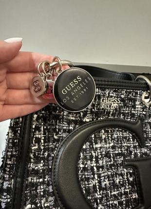 Твидовая сумка guess оригинал5 фото