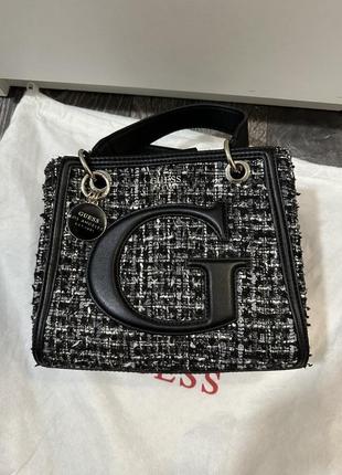 Твидовая сумка guess оригинал7 фото