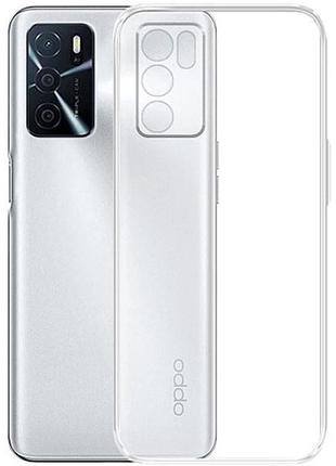 Tpu чехол epic transparent 1,5mm full camera для oppo a16s / a16 / a54s