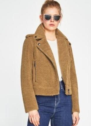 Тепла косуха тедді zara