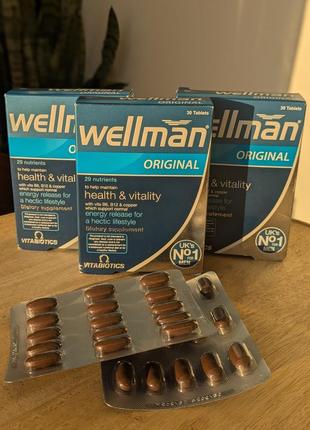 Велмен wellman original мультивітаміни для чоловіків vitabiotics