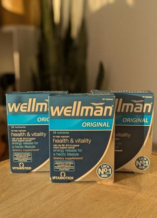Велмен wellman original мультивітаміни для чоловіків vitabiotics