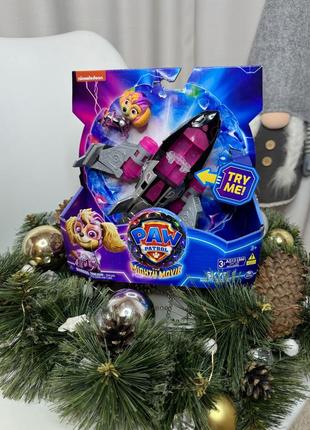 Игровой набор paw patrol щенячий патруль самолет с фигуркой скай skye