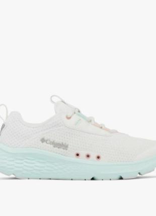 Жіночі кросівки columbia castback pfg тканинні білі