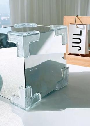 Світильник нічник тюльпани, куб з тюльпанами, дзеркальний нічник з тюльпанами4 фото