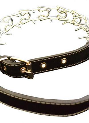 Строгий нашийник комбінований для собак нжр №3 (52см-60см)