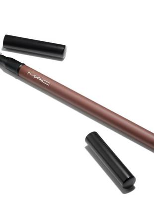 Олівець для брів із пудровим фінішем m.a.c. veluxe brow liner deep dark deep dark brunette без коробки 1.19 г3 фото