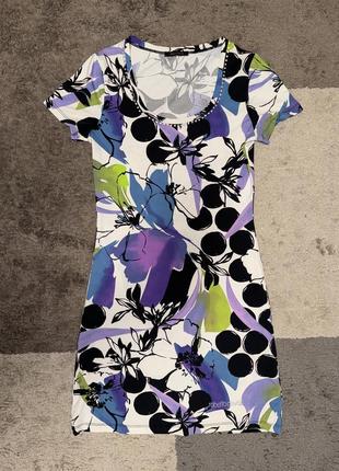 Принтова сукня roberto cavalli