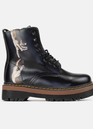 Чоботи dr martens jadon black brown сreation of adam