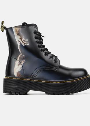 Термо чоботи dr martens jadon black сreation of adam