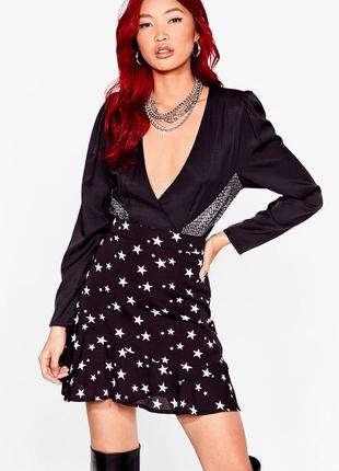 Мини юбка в звездочки