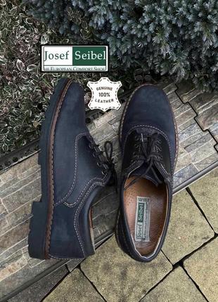 Josef seibel нижняя нижняя нижняя, удобные кожаные мужские туфли оксфорды лоферы натуральная кожа 45р.