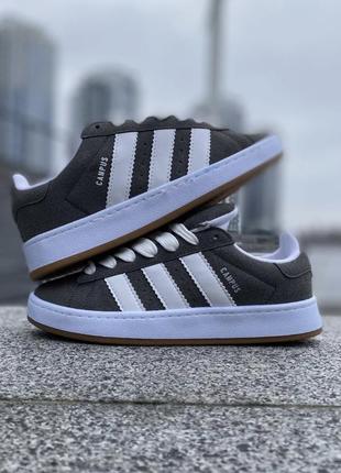 Adidas campus gray&white