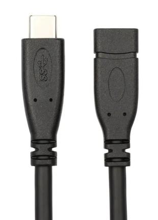 Удлинительный кабель usb c 3,1 gen2 10 гбит/ с тип с к с pd 100 вт 5а, кабель для быстрой зарядки для масbook 4k 60 гц, видеокабель3 фото