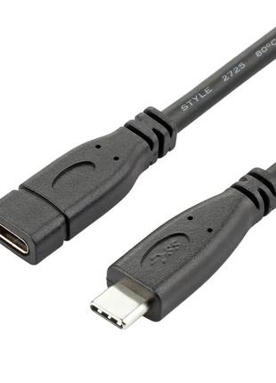 Удлинительный кабель usb c 3,1 gen2 10 гбит/ с тип с к с pd 100 вт 5а, кабель для быстрой зарядки для масbook 4k 60 гц, видеокабель