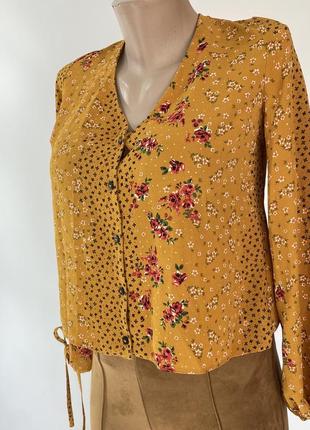 Красивая цветочная блуза 🧡