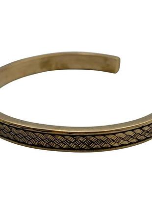 Браслет вікінга з орнаментом борре 3 ручне лиття бронза