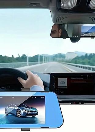 Автомобильный видеорегистратор vehicle blackbox dvr fullhd 1080, авторегистратор с камерой заднего вида ak-47