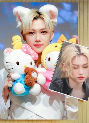 Набор феликс стрей кидс felix stray kids постер а3 + блокнот 20507