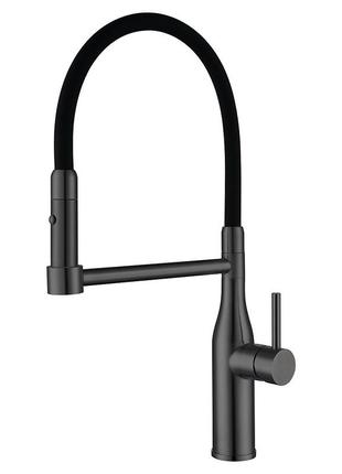 Кухонний змішувач із силіконовим виливом koer ki-70005-07 (неірж. сталь) (kr3389)