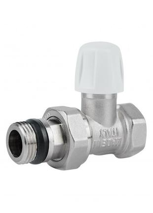 Кран радиаторный icma 1/2" с антипротечкой прямой без ручки №815+940