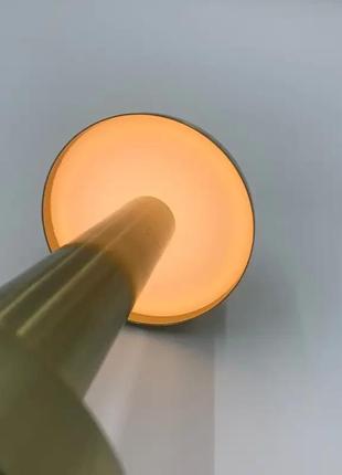Настольная лампа металлическая с аккумулятором table lamp настольная сенсорная led лампа